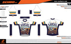 Kansas US State | Short Sleeve Cycling PRO Jersey | Men and Women