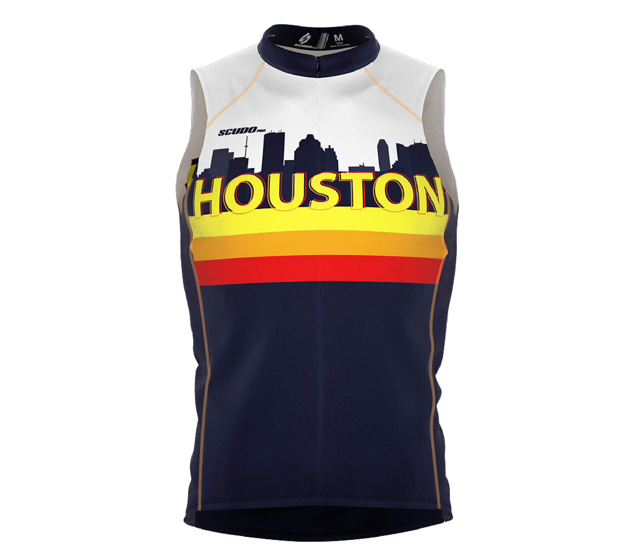 Houston | Sleeveless Cycling PRO Jersey | Men and Women