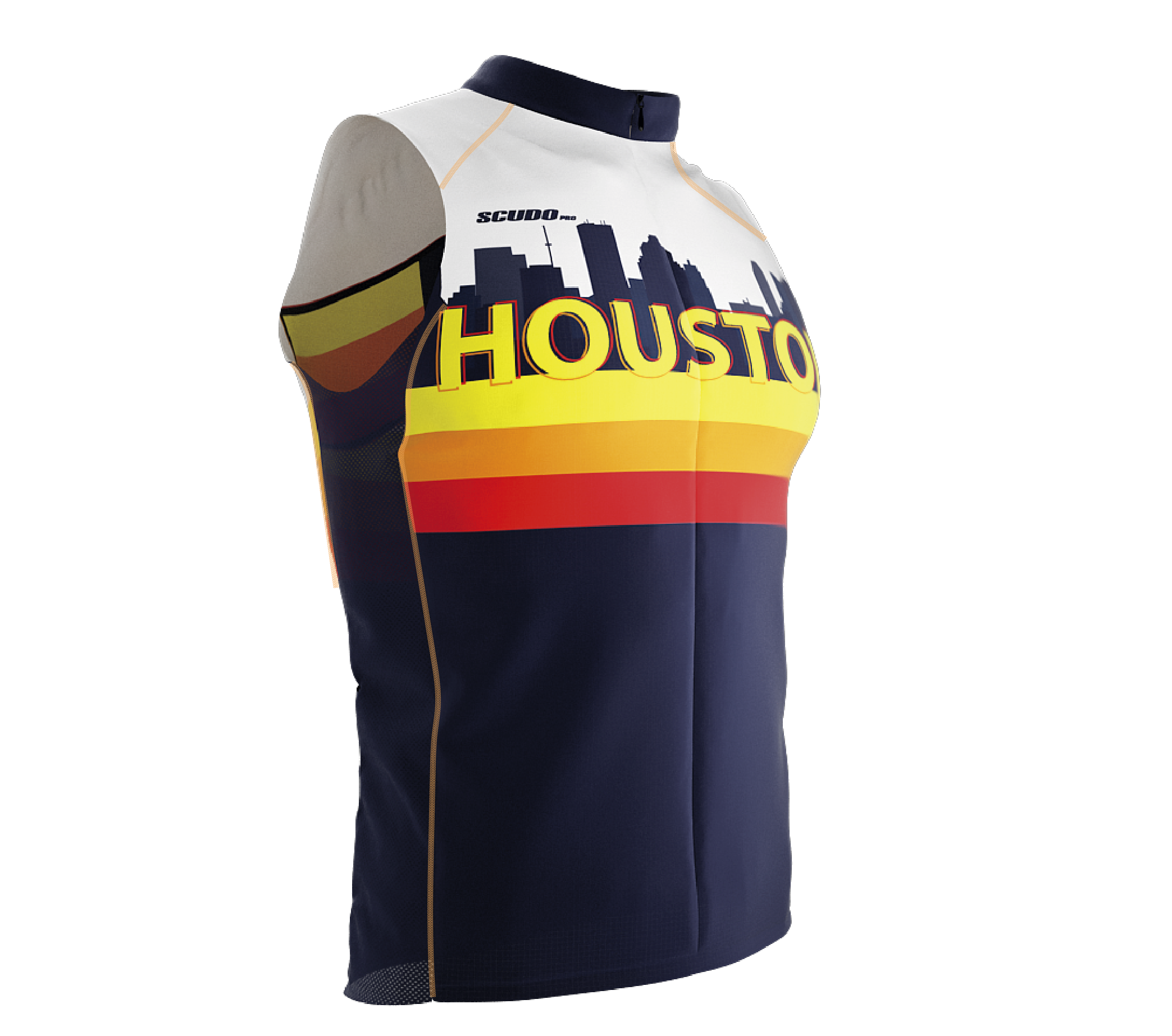 Houston | Sleeveless Cycling PRO Jersey | Men and Women