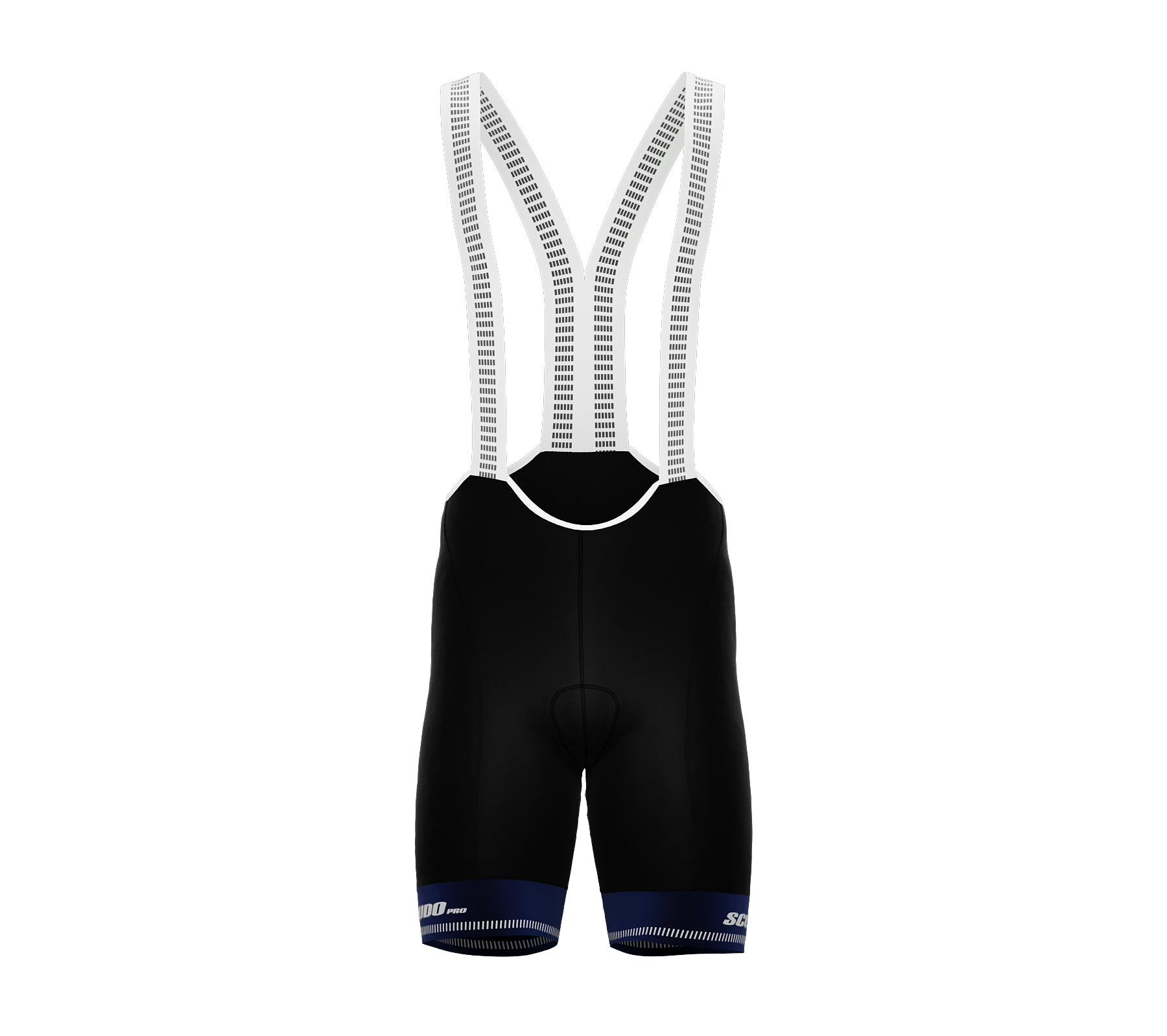 Black PRO ScudoPro Cycling BIB-Shorts | Blue Grippers |  Reflectives