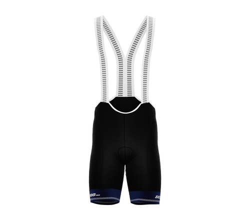 Black PRO ScudoPro Cycling BIB-Shorts | Blue Grippers |  Reflectives