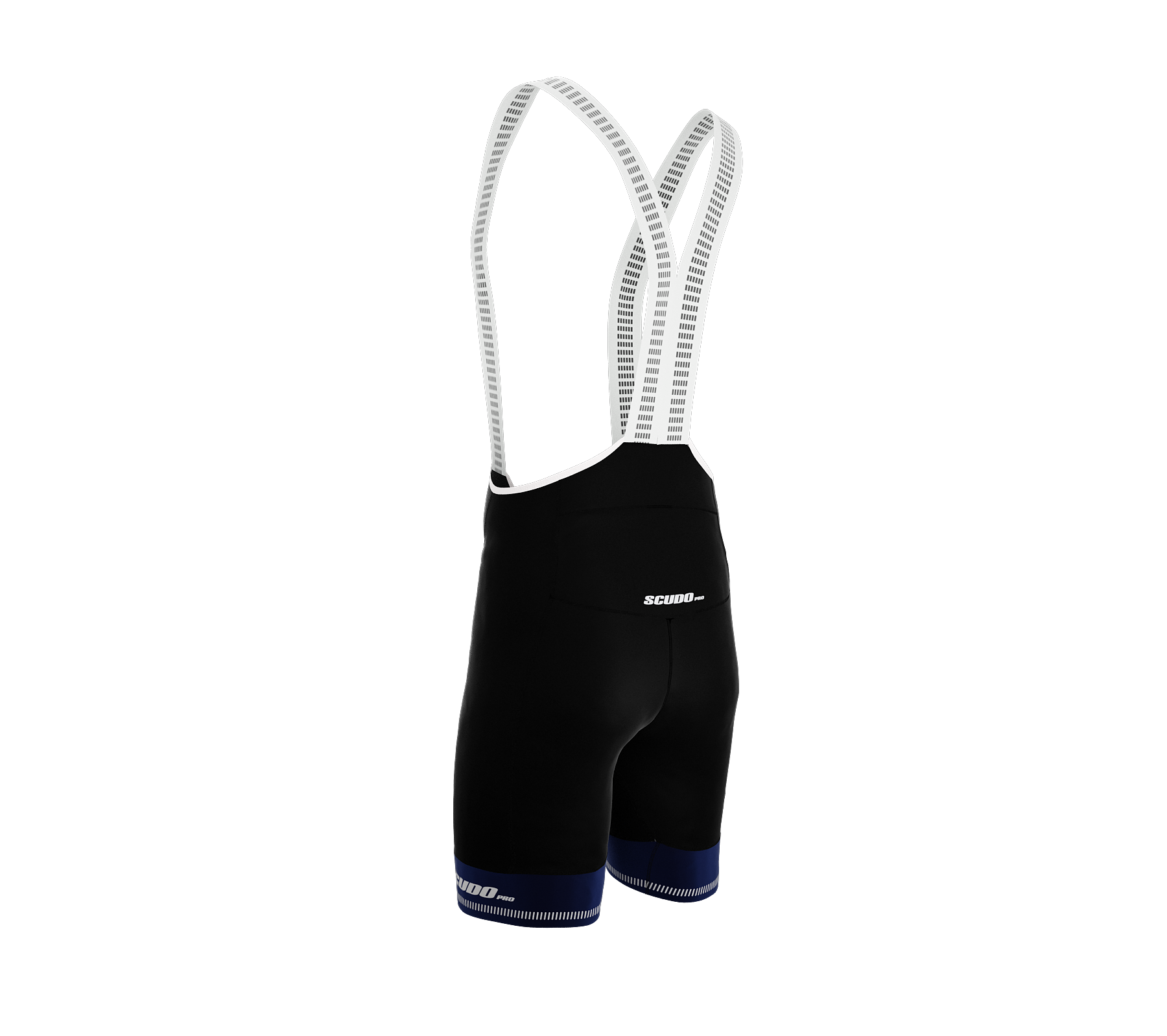 Black PRO ScudoPro Cycling BIB-Shorts | Blue Grippers |  Reflectives