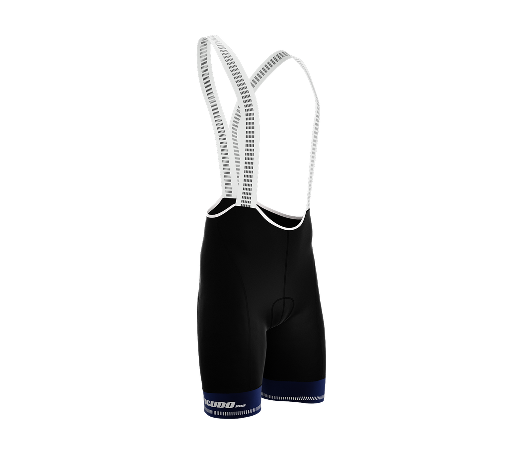 Black PRO ScudoPro Cycling BIB-Shorts | Blue Grippers |  Reflectives