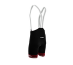 Black PRO ScudoPro Cycling BIB-Shorts | Red Grippers | Reflectives