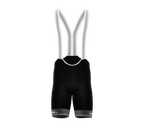 Black PRO ScudoPro Cycling BIB-Shorts | Gray Grippers | Reflectives