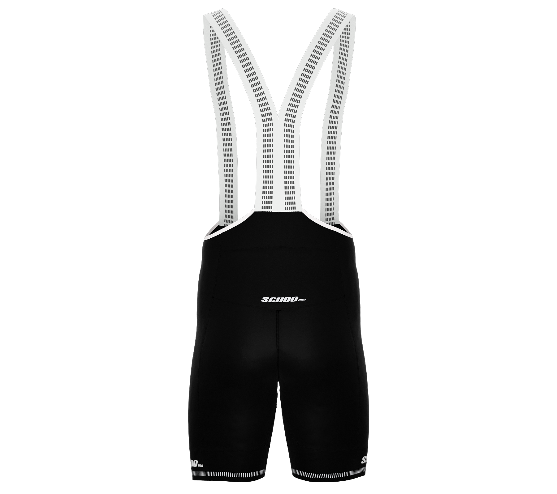 Black PRO ScudoPro Cycling BIB-Shorts | Black Grippers | Reflectives