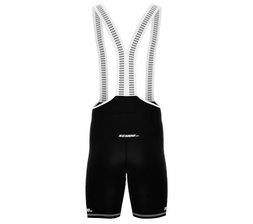 Black PRO ScudoPro Cycling BIB-Shorts | Black Grippers | Reflectives