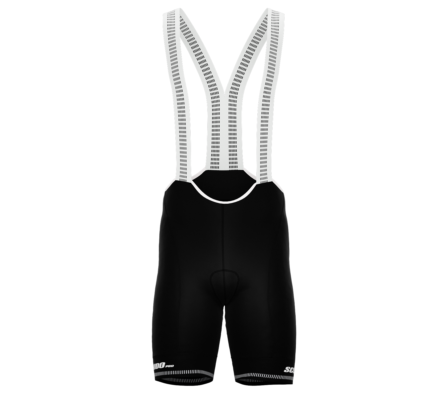Black PRO ScudoPro Cycling BIB-Shorts | Black Grippers | Reflectives