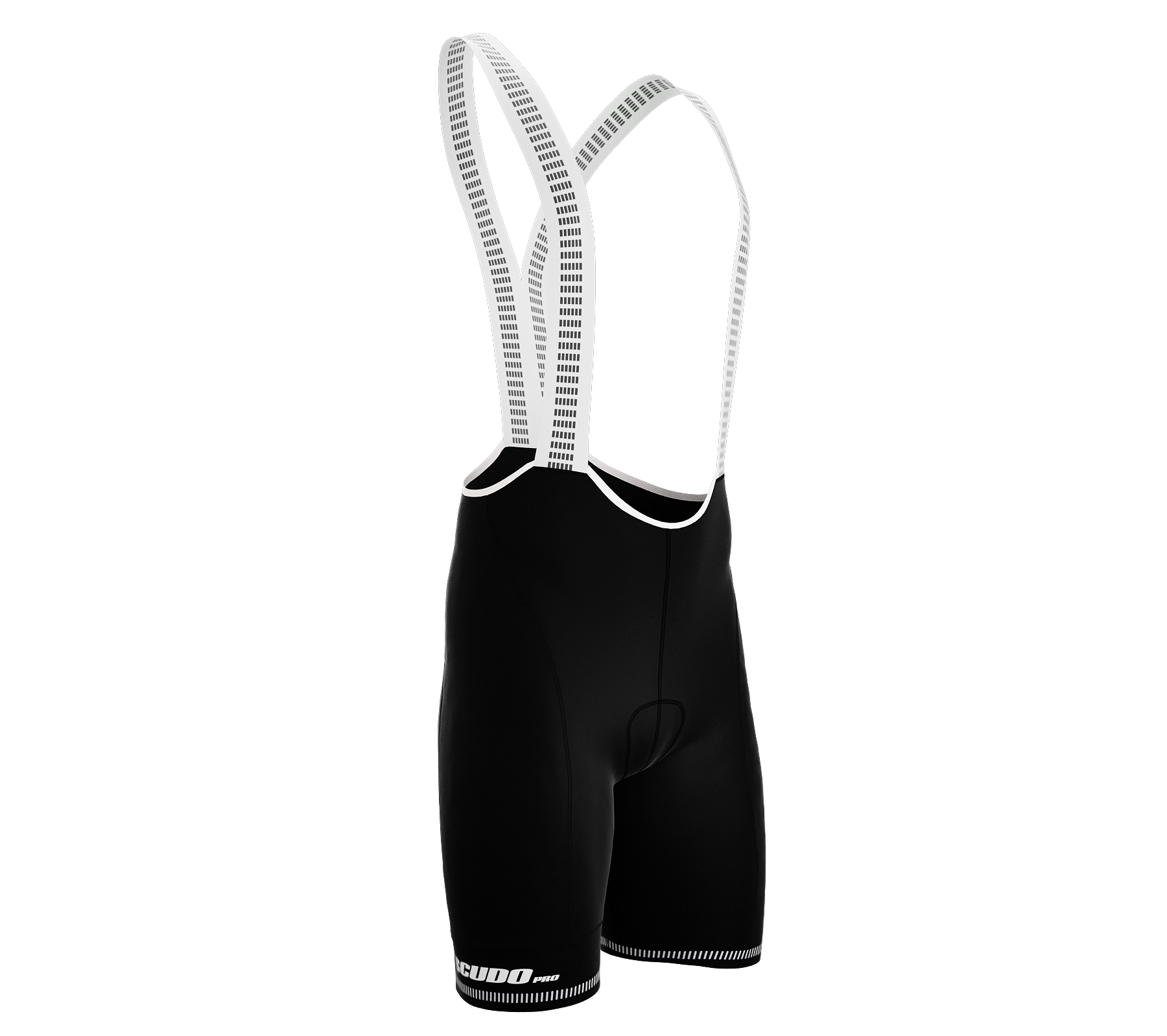 Black PRO ScudoPro Cycling BIB-Shorts | Black Grippers | Reflectives
