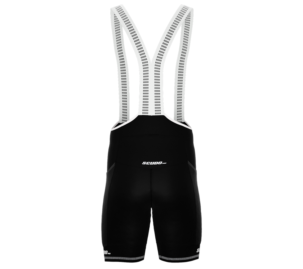 Black PRO ScudoPro Cycling BIB-Shorts | CARGO | Black Grippers | Reflectives
