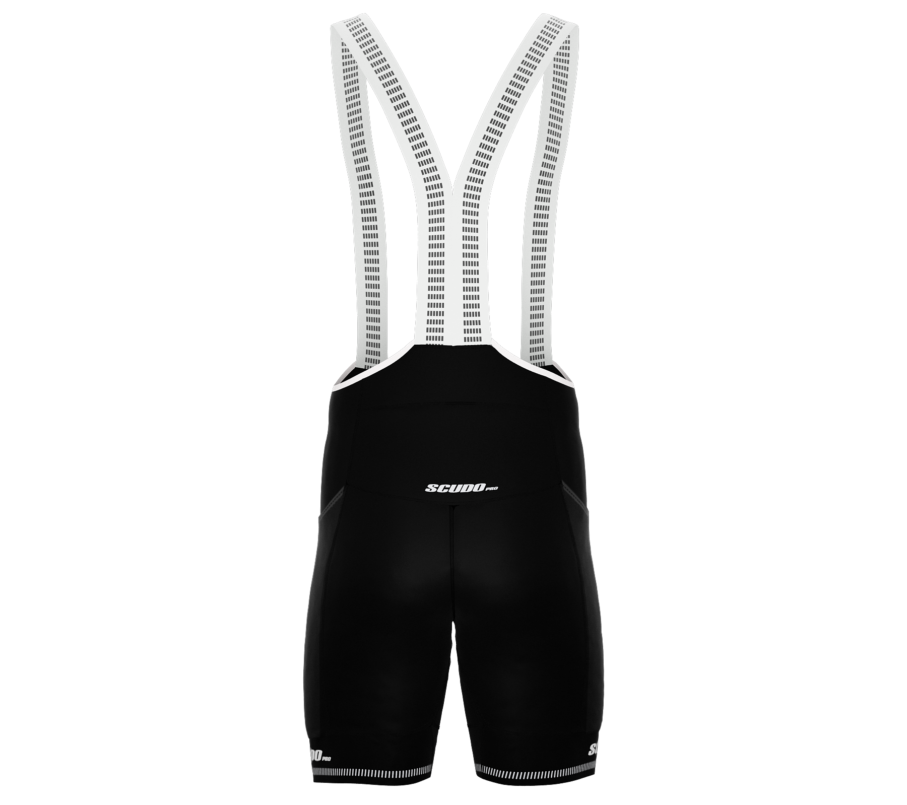 Black PRO ScudoPro Cycling BIB-Shorts | CARGO | Black Grippers | Reflectives