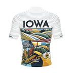 IOWA US State | Short Sleeve Cycling PRO Jersey | Men and Women