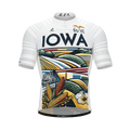 IOWA US State | Short Sleeve Cycling PRO Jersey | Men and Women