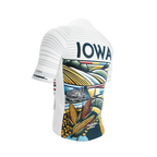 IOWA US State | Short Sleeve Cycling PRO Jersey | Men and Women