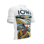 IOWA US State | Short Sleeve Cycling PRO Jersey | Men and Women