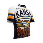 Kansas US State | Short Sleeve Cycling PRO Jersey | Men and Women