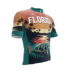 Florida US State | Short Sleeve Cycling PRO Jersey | Men and Women