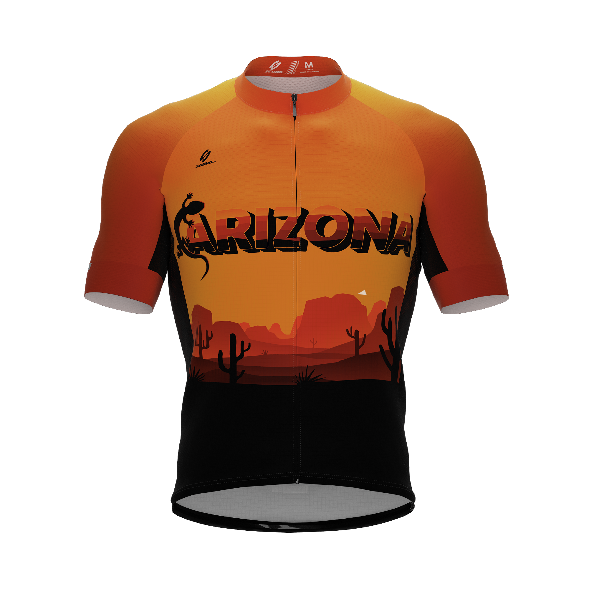 Arizona US State | Lizard | Short Sleeve Cycling PRO Jersey | Men and Women