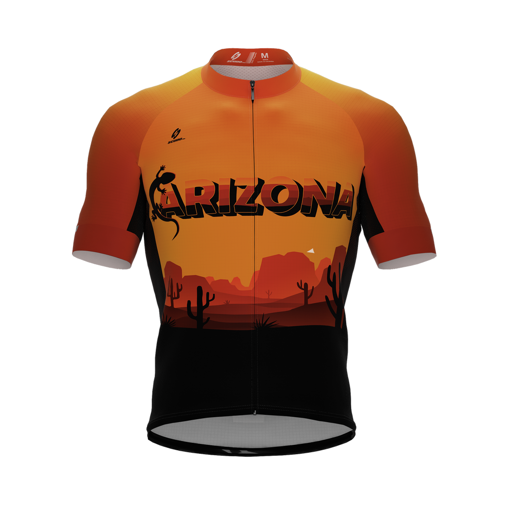 Arizona US State | Short Sleeve Cycling PRO Jersey | Men and Women