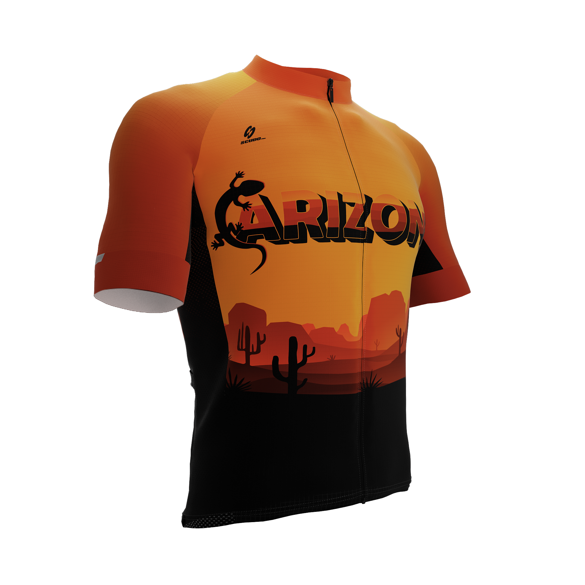 Arizona US State | Lizard | Short Sleeve Cycling PRO Jersey | Men and Women