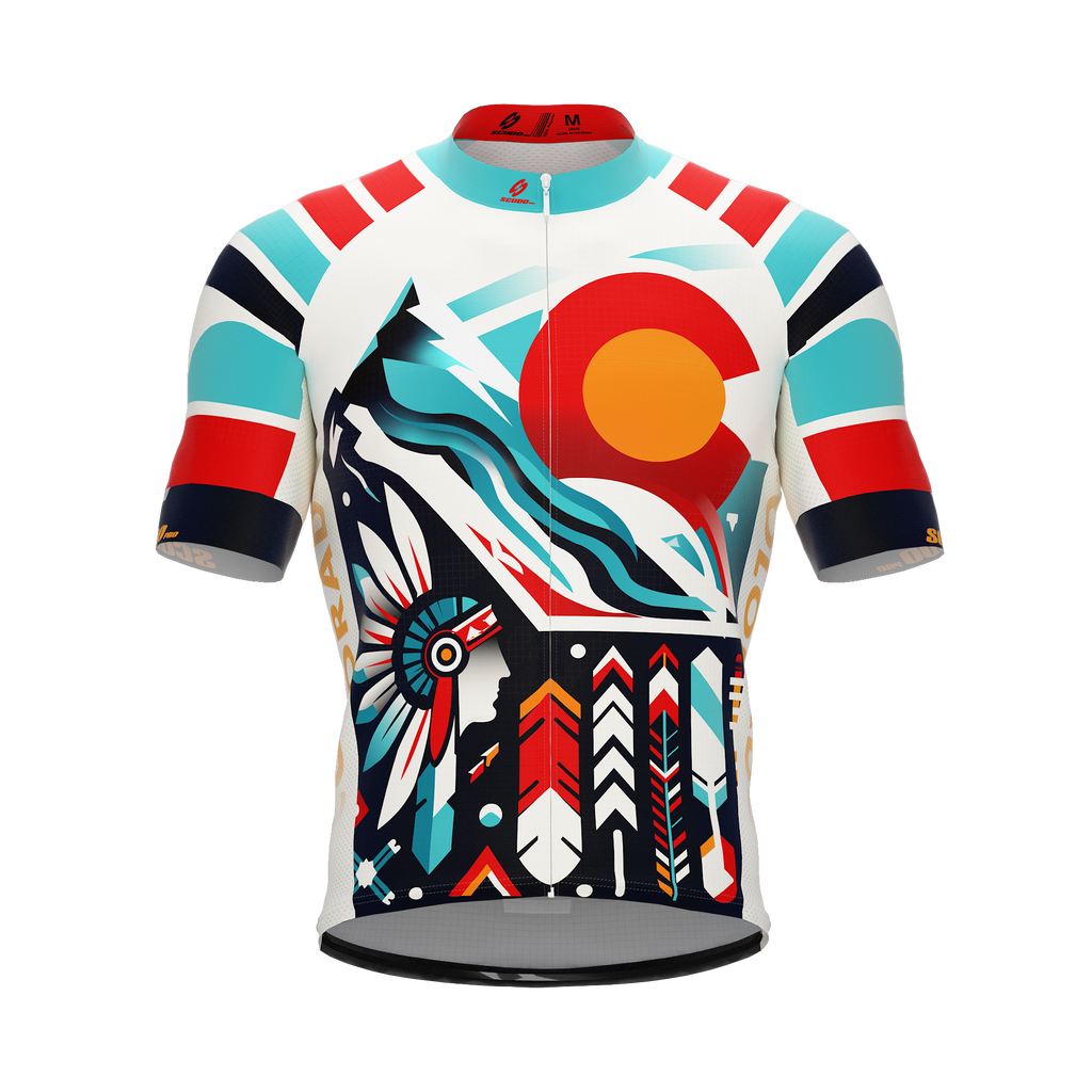 Colorado US State | Short Sleeve Cycling PRO Jersey | Men and Women