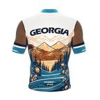 Georgia US State | Short Sleeve Cycling PRO Jersey | Men and Women