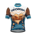 Georgia US State | Short Sleeve Cycling PRO Jersey | Men and Women