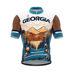 Georgia US State | Short Sleeve Cycling PRO Jersey | Men and Women