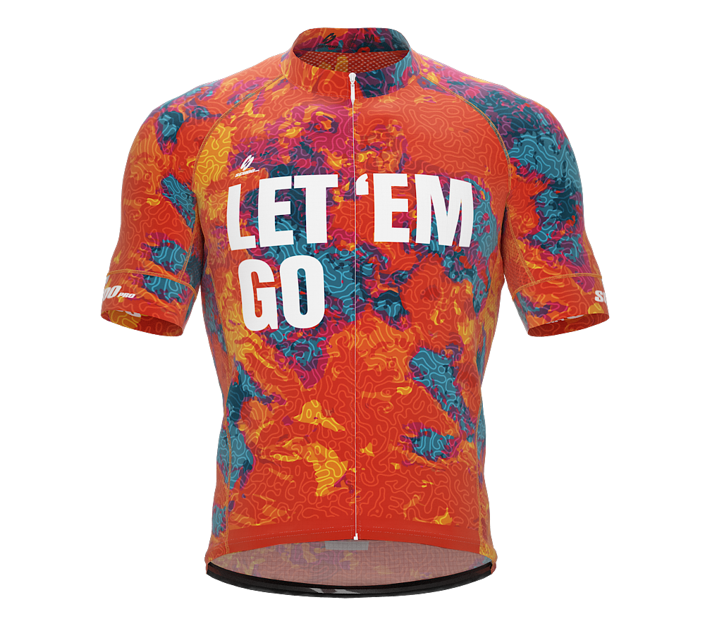 Let'em GO | Short Sleeve Cycling PRO Jersey | Men and Women