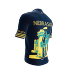 Nebraska US State | Short Sleeve Cycling PRO Jersey | Men and Women