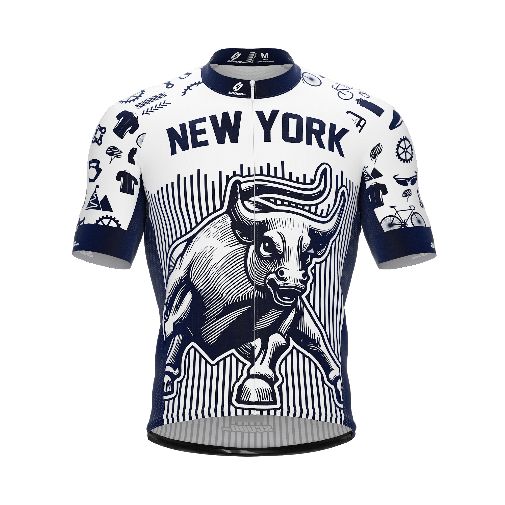 New York  Bull | Short Sleeve Cycling PRO Jersey | Men and Women