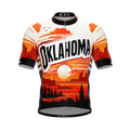 Oklahoma US State | Short Sleeve Cycling PRO Jersey | Men and Women
