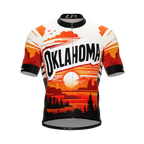 Oklahoma US State | Short Sleeve Cycling PRO Jersey | Men and Women