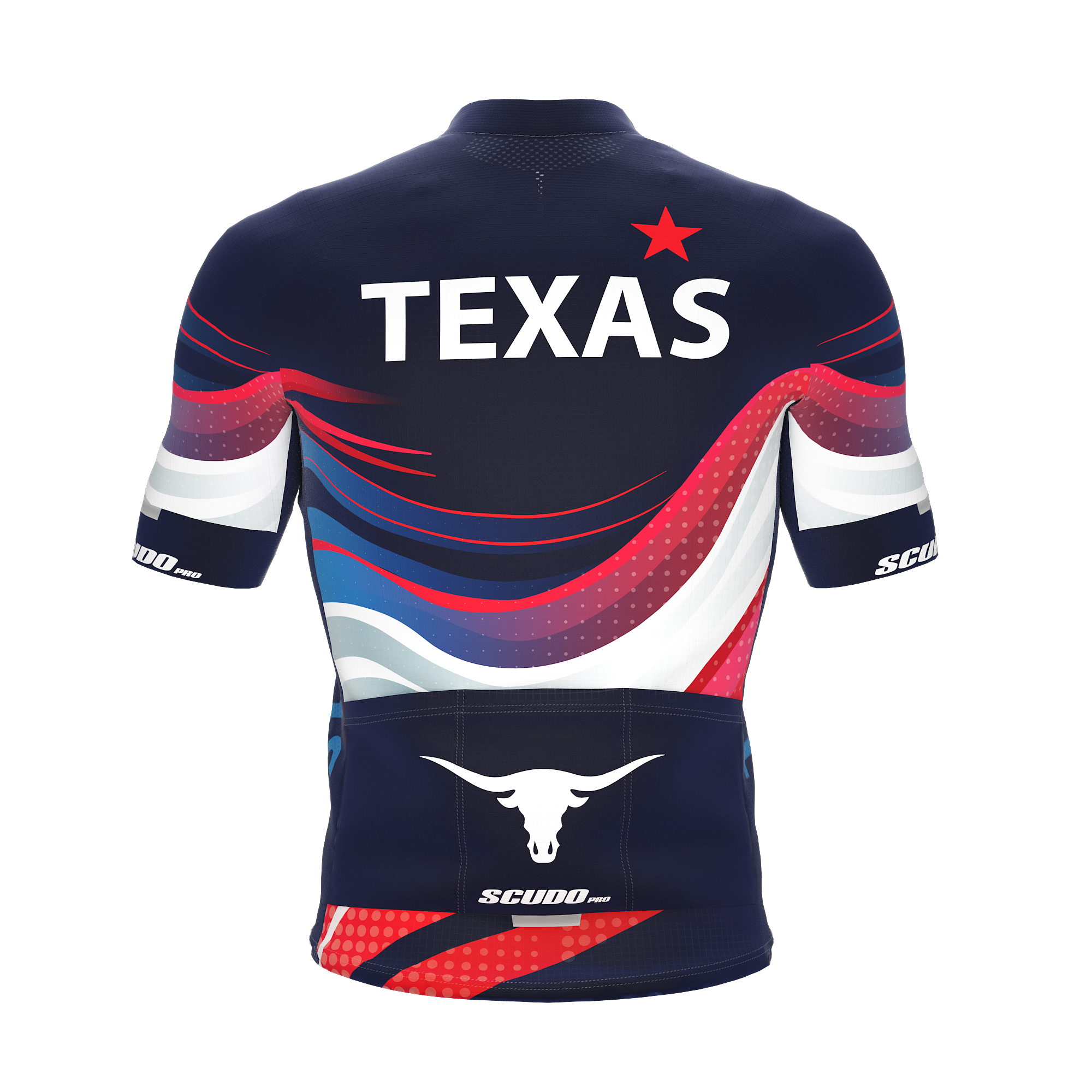 TEXAS US STATE | Short Sleeve Cycling PRO Jersey | Men and Women