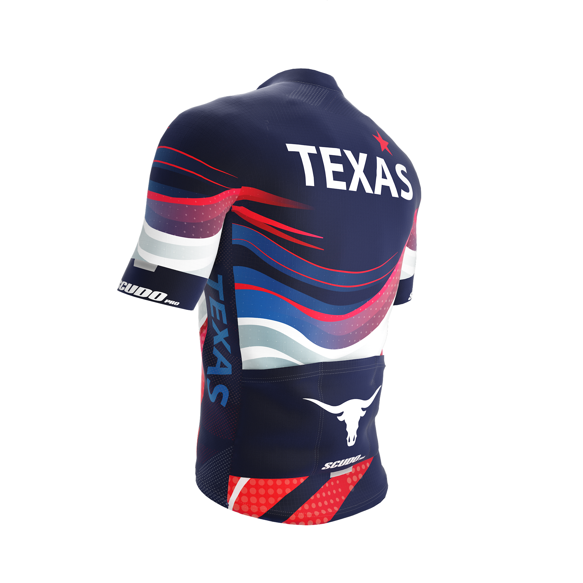 TEXAS US STATE | Short Sleeve Cycling PRO Jersey | Men and Women