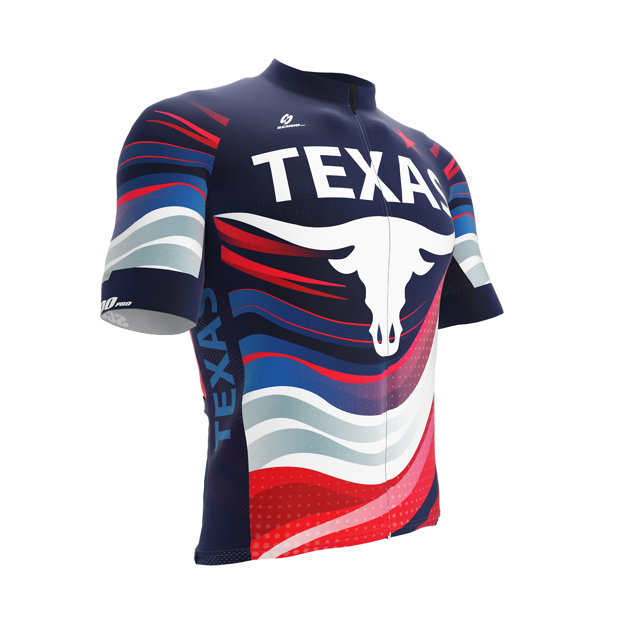 TEXAS US STATE | Short Sleeve Cycling PRO Jersey | Men and Women