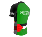 Palestine  Full Zipper Bike Short Sleeve Cycling Jersey for Men and Women