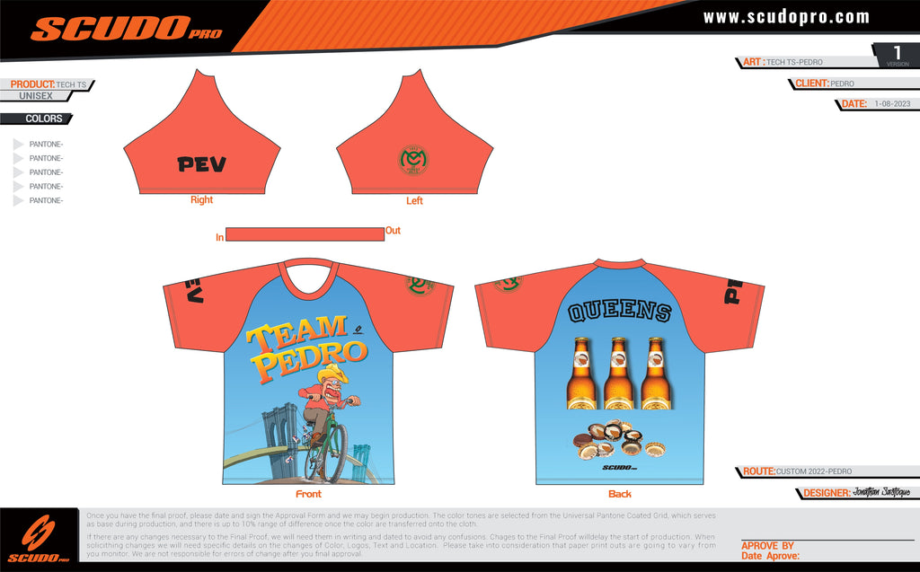 Team Pedro | Podium T-Shirt | Unisex