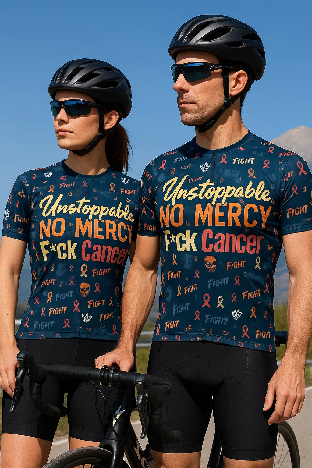 F* Cancer | Unstoppable | Short Sleeve Cycling Peloton Fit Jersey