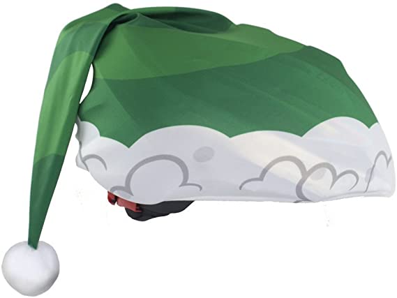 Christmas Elf Helmet Cover for Cycling