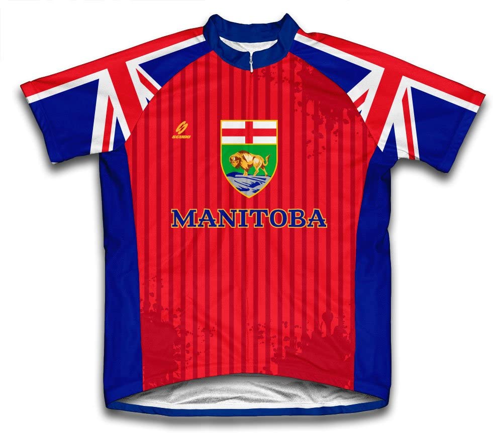 Manitoba Short Sleeve Cycling Jersey for Men and Women