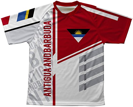 Antigua And Barbuda ScudoPro Technical T-Shirt for Men and Women