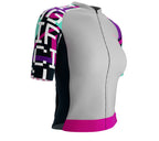 Scudopro Pro-Elite Short Sleeve Cycling Pro Fit Jersey 8 Bits Love for Women