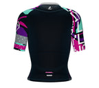 Scudopro Pro-Elite Short Sleeve Cycling Pro Fit Jersey 8 Bits Love for Women