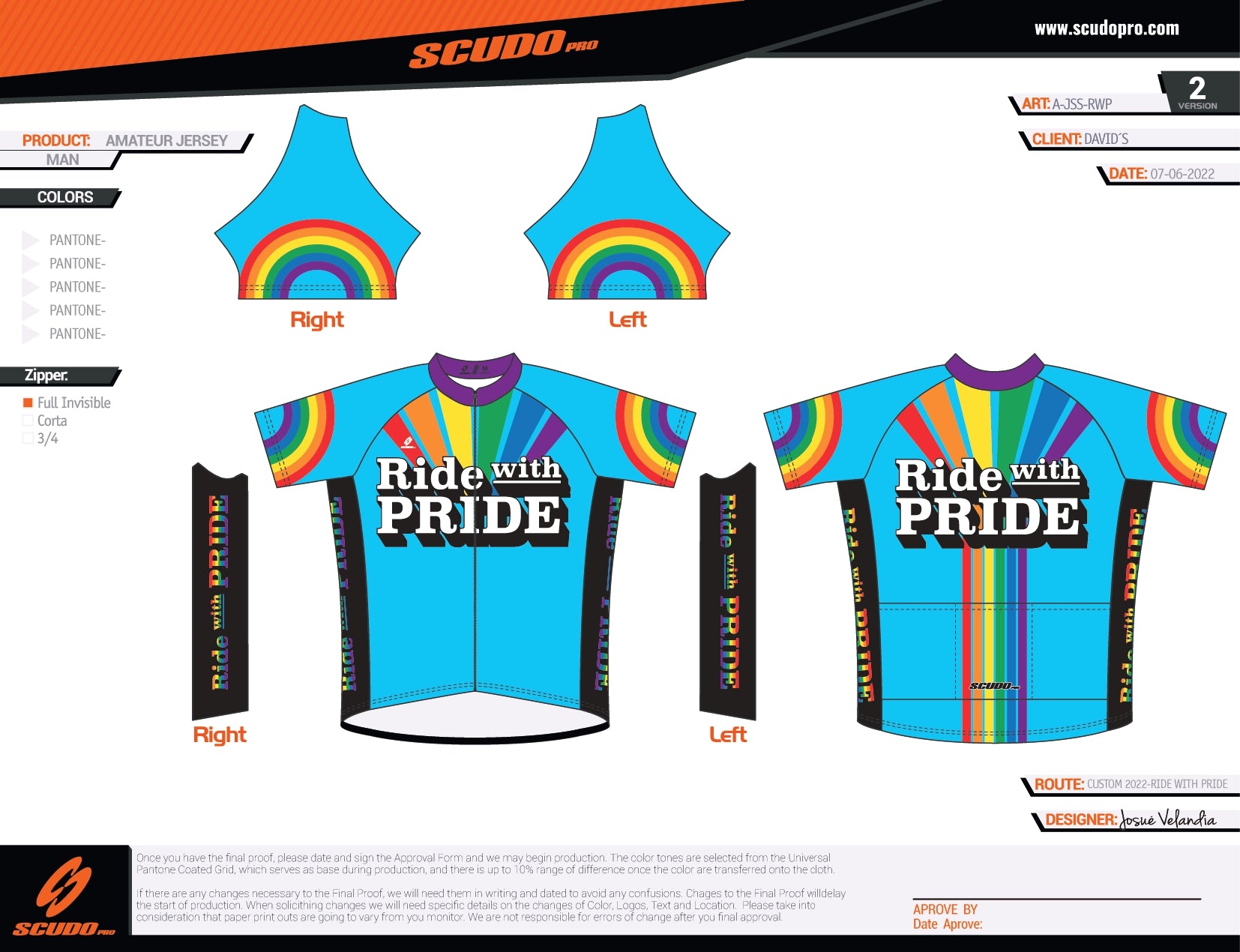 Ride with Pride | Short Sleeve Cycling Jersey for Men and Women