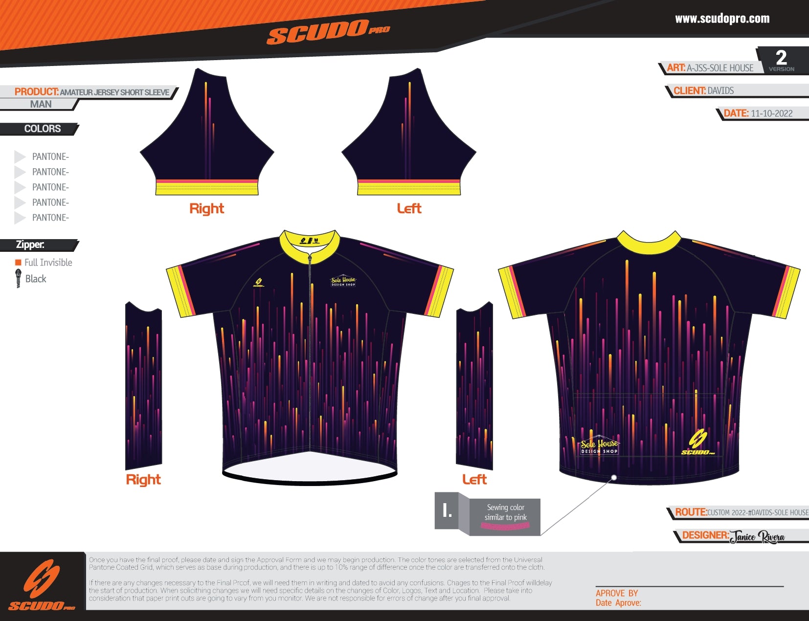 SoleHouse Design Shop | Zooming | Peloton Fit Cycling Jersey | Men and Women