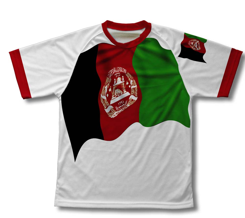 Afghanistan Flag Technical T-Shirt for Men and Women