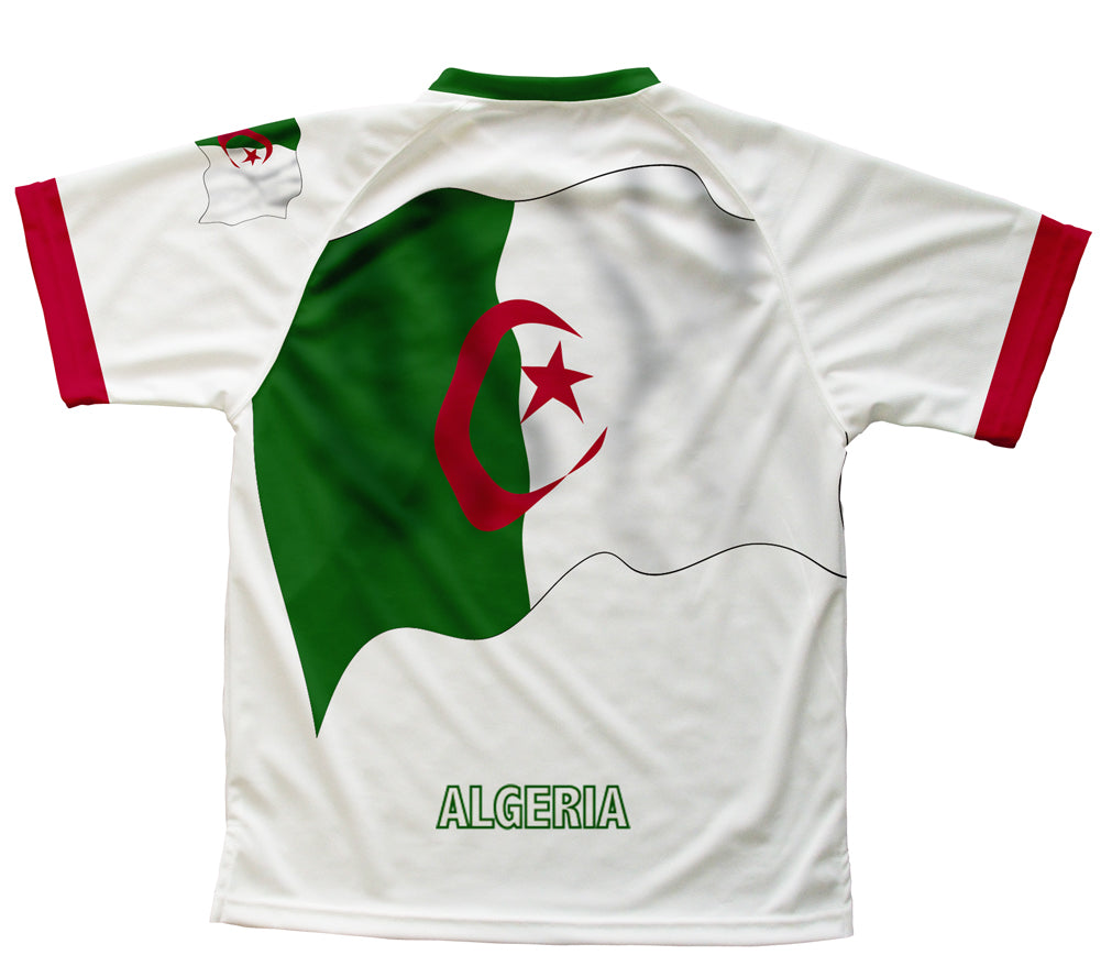 Algeria Flag Technical T-Shirt for Men and Women