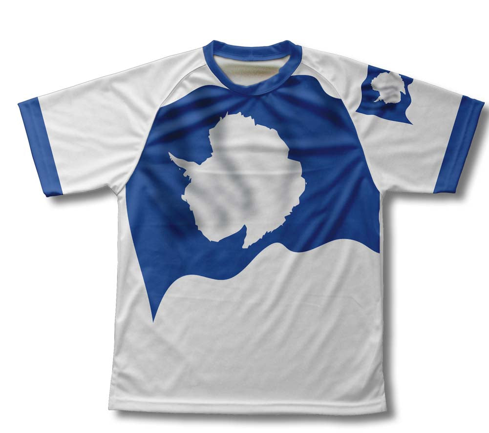 Antarctica Flag Technical T-Shirt for Men and Women