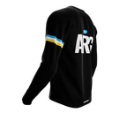 MTB BMX Cycling Jersey Long Sleeve Code Argentina Black for Men and Women